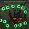 4 Pack 24LED Solar Eyeball Pathway Lights - Halloween Decorations